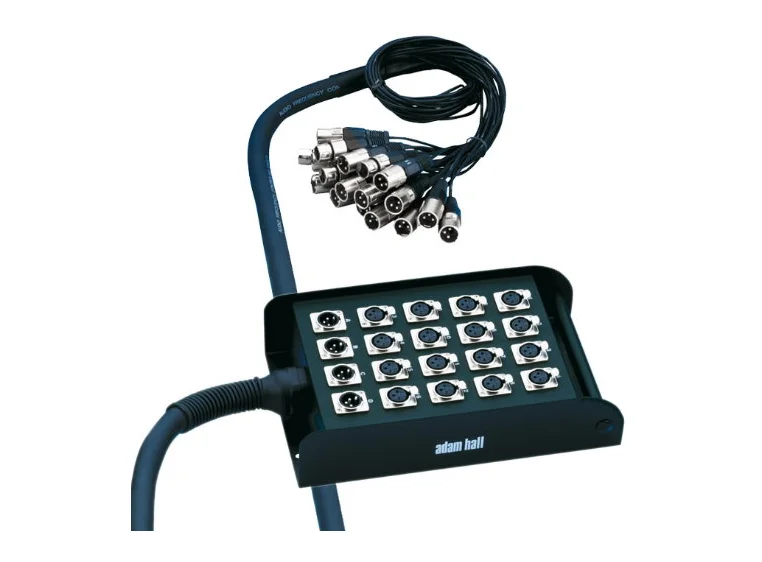 Stageboks 16/4, Metalboks med håndtak, 30m 